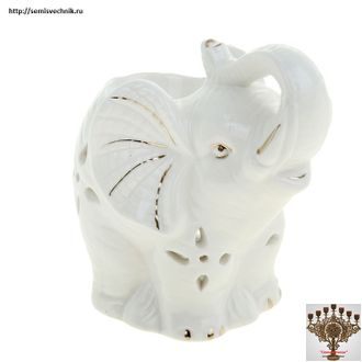 Аромалампа &quot;Белый слон&quot; (Oil burner &quot;white elephant&quot;)