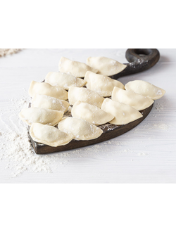 Вареники с картофелем, луком и сливочным маслом (ручной лепки) ПФ (0,5 кг)