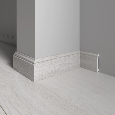 Напольный плинтус Decor-Dizayn 701-89SH, влагостойкий, ударопрочный, 2,4 метра