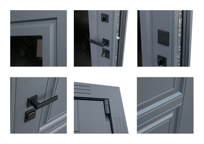 Стальная дверь   Гермес Неоклассика с зеркаломElit