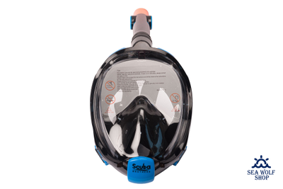 Маска полнолицевая Scuba Brothers Beatle Black/Blue L/XL