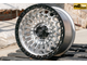 Комплект дисков R17 8,5J ET+25 5*150 FBX 357-7 Серебро с черным ободом (R712)