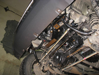 Suzuki Jimny 1998-2019 V-1,3 Защита Рулевых тяг (Сталь 2мм) ALF2322ST
