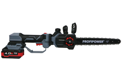 Аккумуляторная бесщеточная цепная пила PROFIPOWER PL-12 с штангой телескопической