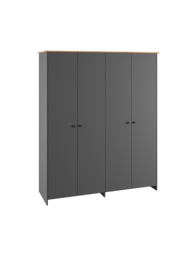 Теодора комплект мебели для спальни Графит/Дуб крафт