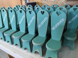 Таблички деревянные для кафе и ресторанов "Reserved"
