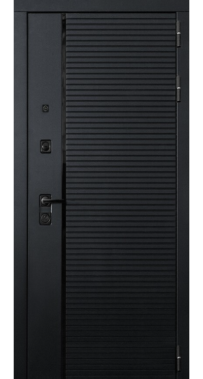 Входная Дверь Piano QUEST-STEEL с панелью Piano Белый ясень