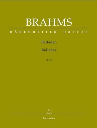 Brahms, Johannes Ballades op. 10