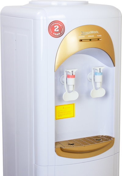 Aqua Work 16-LD/HLN бело-золотой, с нагревом и электронным охлаждением