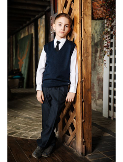 Жилет школьный (синий)