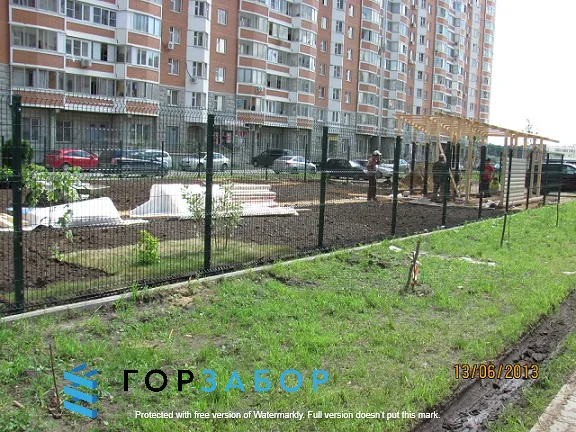 Секционный решетчатый забор в наличии