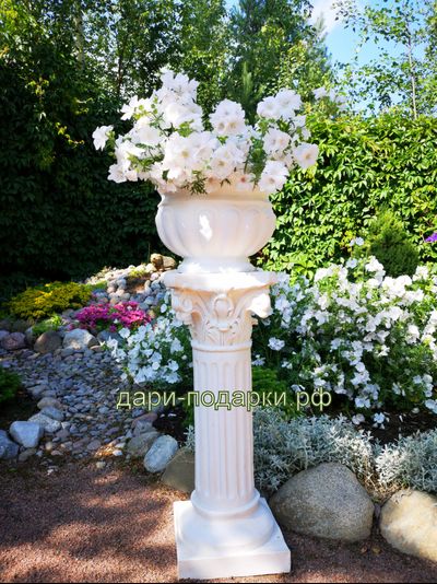 Колонна античная 73*27*27см   5,6кг  полистоун  Россия 4949/013098*