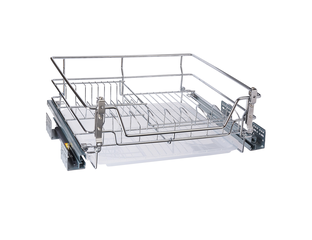 Корзины в модуль 600 мм - Корзина выкатная 600 мм c кр. к фасаду для ...