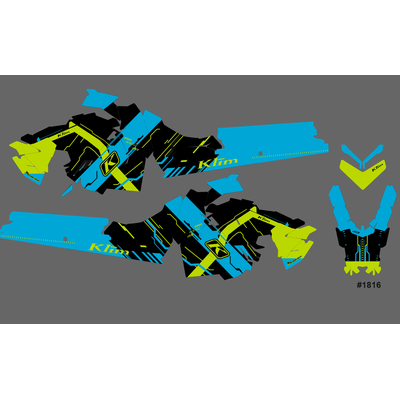 Наклейки на снегоход Polaris Axys 2016 2017 2018 2019 2020 #1816