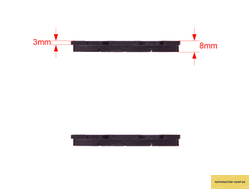 Колодки дискового тормоза питбайк двухпоршневой суппорт