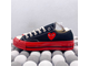 Купить новую модель Кеды Converse Comme des Garcons Play A01795C черные с белым носком