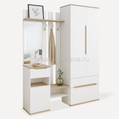 Вешалка с зеркалом Талли