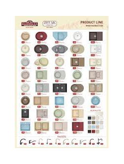 Мойки для кухни, смесители и раковины над стиральной машиной КЕРАМИКА MARRBAXX