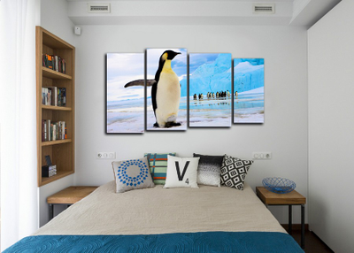 Модульная картина "Великолепный пингвин"