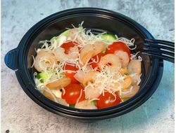 Цезарь с креветкой салат