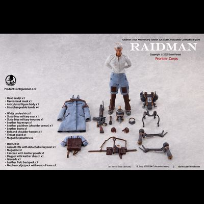 ПРЕДЗАКАЗ - Стимпанк рейдер - Коллекционная ФИГУРКА 1/6 Frontier series 10th Anniversary Edition NEU Field Army Raidman (TSL201501) - Iron Forest ?ЦЕНА: 28900 РУБ.?