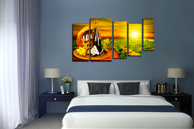 Модульная картина "Прекрасный урожай"