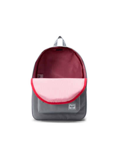 Открытое основное отделение рюкзака Herschel Classic Grey