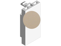 Заглушка платина, 1 модуль - Apolo 5000 - Efapel 45973 SPL