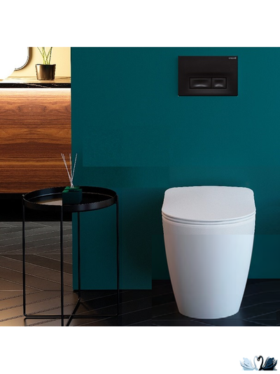 Чаша унитаза Creavit Free FE350.000 напольная приставная, с функцией биде. Скрытые крепления