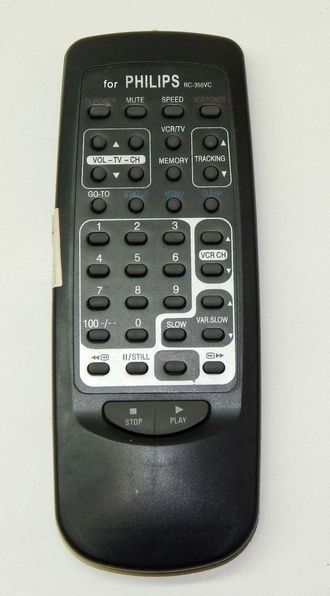 Пульт ДУ PHILIPS RC-355VC (к TV и видеомагнитофону)