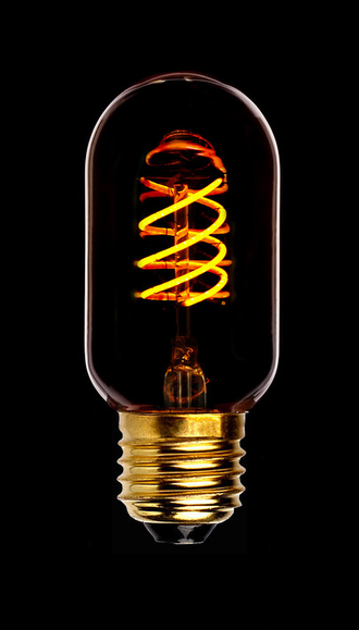 Лампа SUN-LUMEN LED TWIST Gold Т45 SF-8 E27 5W 2200K DIMM (диммируемая)