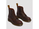 Dr Martens 1460 Waxed Full Grain Leather Lace Up Boots Brown