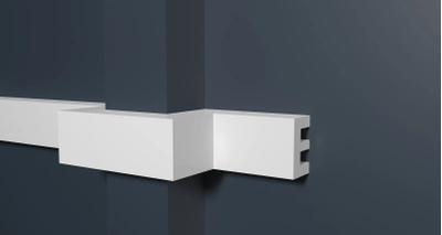 Молдинг Decor Dizain DD612, дюрополимерный, влагостойкий, под покраску, длина 2 м