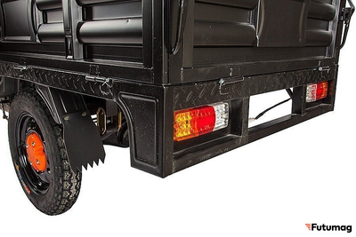 Грузовой электротрицикл Rutrike D2 1500 60V1000W черный