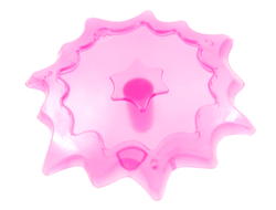 Power Burst, Shield Large with Bar End, Trans-Dark Pink (35032e / 6350404)