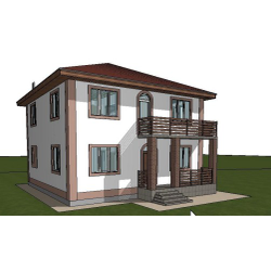 Двухэтажный дом с четырьмя спальнями 103м² (S27)