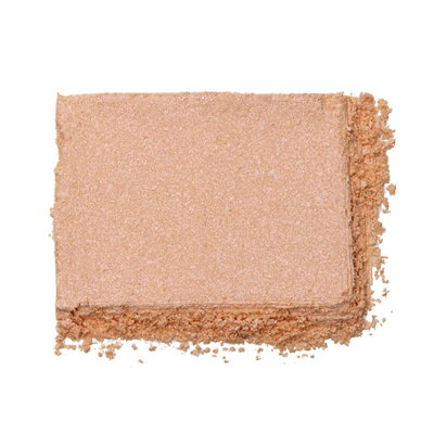 Макросъемка запеченной текстуры 3D хайлайтера с мерцающими частицами