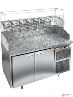 Стол для пиццы HICOLD PZ3-11/GN (без витрины)