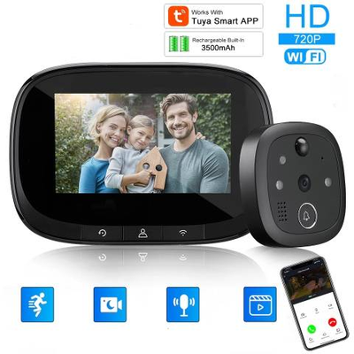 Дверной видеоглазок Look VISION wi-fi