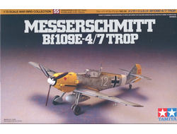 Сборная модель: (Tamiya 60755) Немецкий истребитель Messerschmitt Bf109E-4/7 Trop