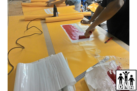 Нанесение логотипов