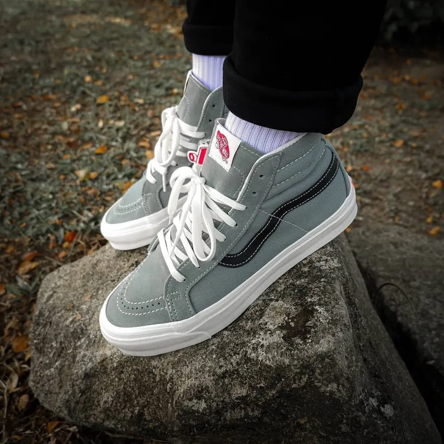 Vans Sk8 Hi Vault OG Lx BlackBerry / Green Milieu