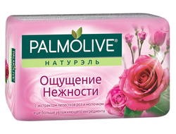 Палмолив PALMOLIVE  мыло Роза и молоко  ощущение нежности  90 гр