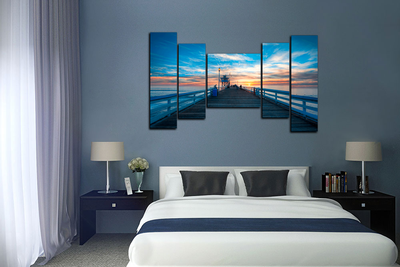 Модульная картина "Мост к солнцу"