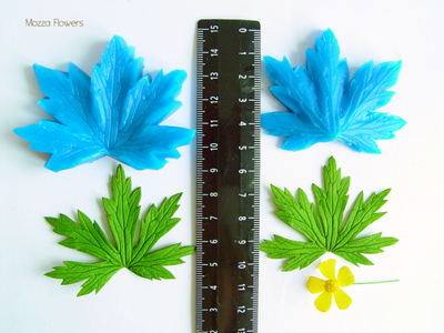 "Лист полевого лютика" Силиконовый молд (вайнер)