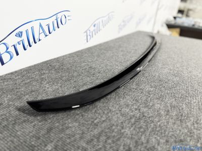 Спойлер на багажник BMW 5 G30 стиль M5 прямой черный