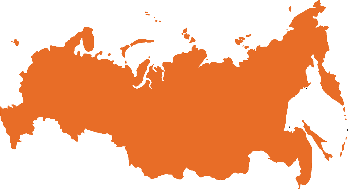 Карта россии легко