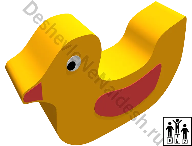 Контурная игрушка «Утёнок»