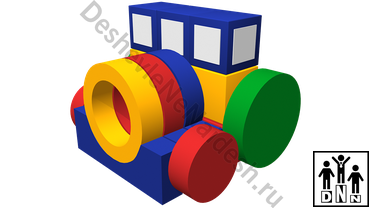 Мягкий игровой комплекс «Тракторок»