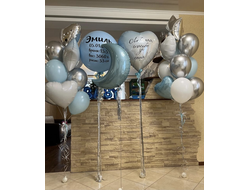 Украшение комнаты шарами №6